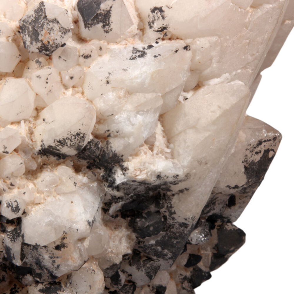 Bergkristal kaarskwarts of ananaskwarts cluster 25 x 16 x 17 cm | 8070 gram