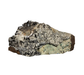 Calciet (hondentand) cluster op matrix 30 x 24 x 12,5 cm | 8840 gram Calciet (hondentand) cluster op matrix 30 x 24 x 12,5 cm | 8840 gram