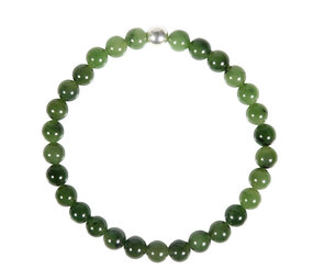 Jade armband 18 cm | 6 mm kralen Jade armband 18 cm | 6 mm kralen