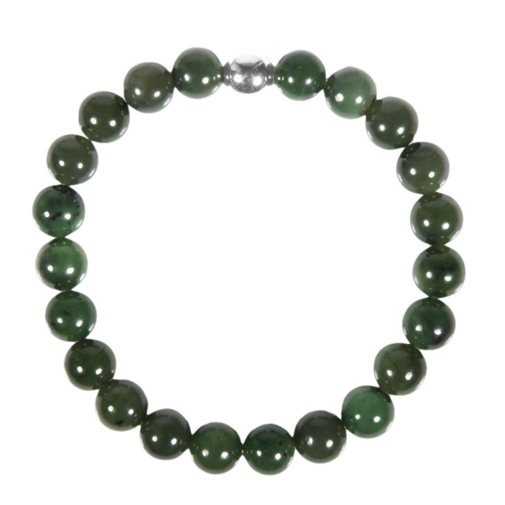 Jade armband 18 cm | 8 mm kralen