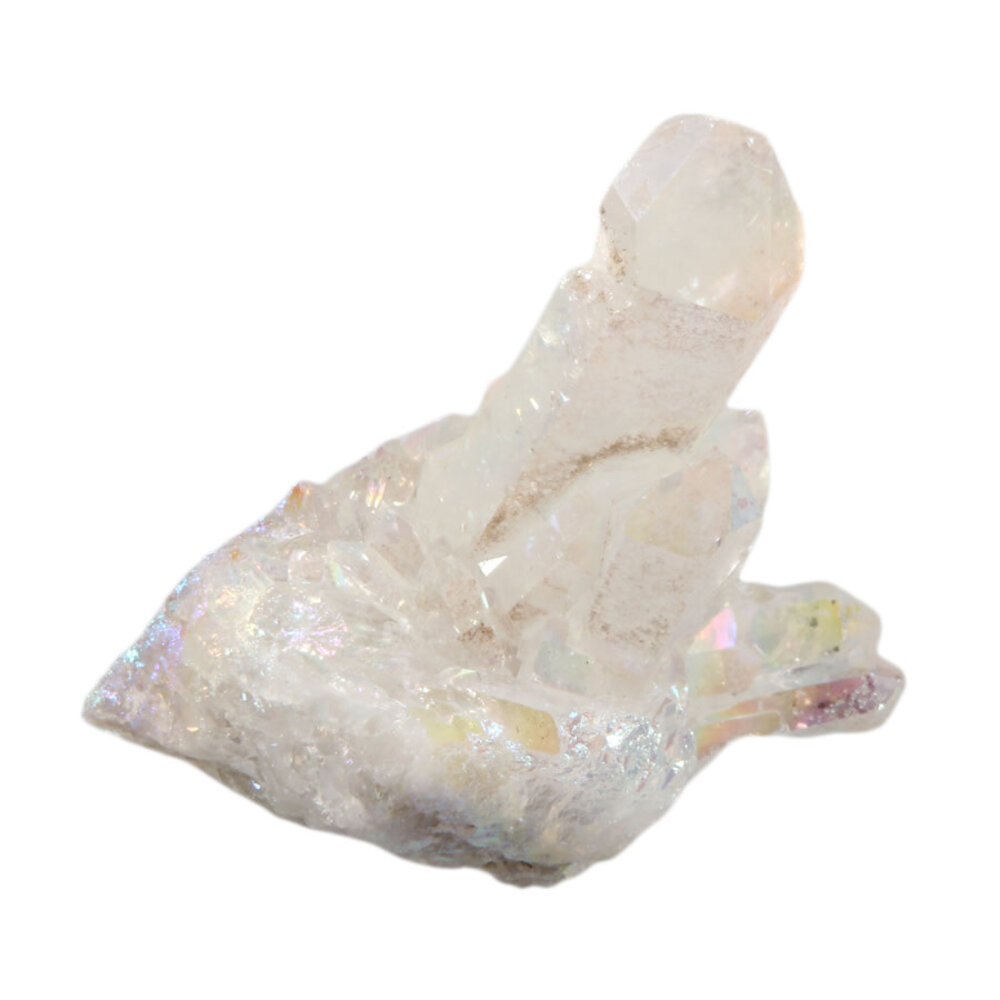 Angel aura kwarts cluster 5,8 x 5,2 x 6,5 cm | 78,20 gram Angel aura kwarts cluster 5,8 x 5,2 x 6,5 cm | 78,20 gram