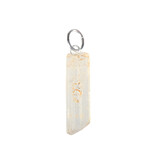 Scapoliet (geel) hanger kristal met zilveren oogje Scapoliet (geel) hanger kristal met zilveren oogje