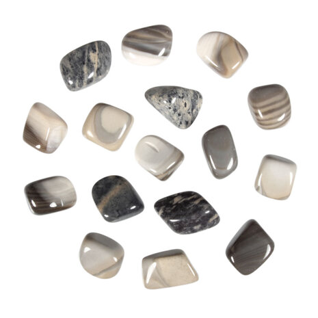 Vuursteen getrommeld 5 - 10 gram Vuursteen getrommeld 5 - 10 gram