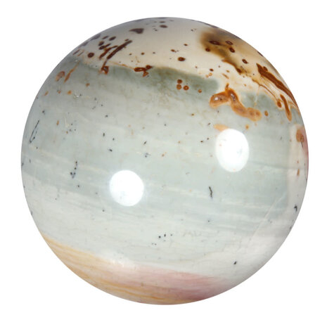 Jaspis (polychroom) bol 76 mm | 607 gram Jaspis (polychroom) bol 76 mm | 607 gram