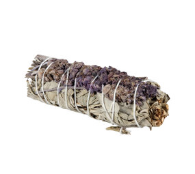 Salie smudge stick 10 cm | met lavendel Salie smudge stick 10 cm | met lavendel