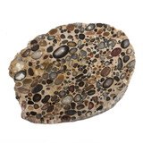Conglomeraat jaspis half gepolijst 23 x 18 x 13 cm | 5750 gram Conglomeraat jaspis half gepolijst 23 x 18 x 13 cm | 5750 gram