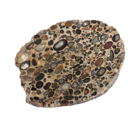 Conglomeraat jaspis half gepolijst 23 x 18 x 13 cm | 5750 gram Conglomeraat jaspis half gepolijst 23 x 18 x 13 cm | 5750 gram