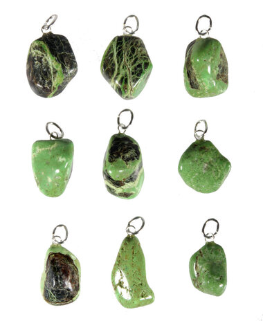 Gaspeiet hanger met zilveren oogje