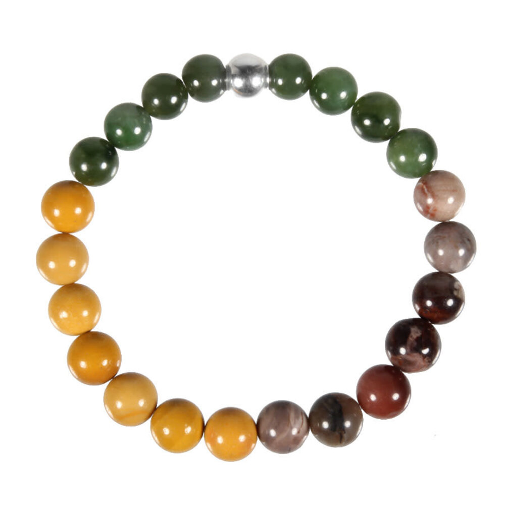 Armband goede reis 18 cm | 8 mm kralen Armband goede reis 18 cm | 8 mm kralen