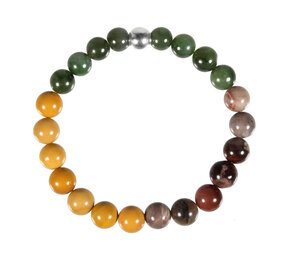 Armband goede reis 18 cm | 8 mm kralen Armband goede reis 18 cm | 8 mm kralen