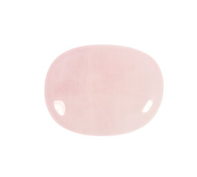 Rozenkwarts steen plat gepolijst Rozenkwarts steen plat gepolijst