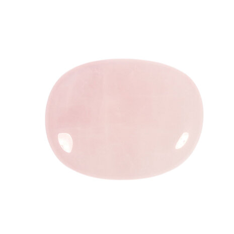 Rozenkwarts steen plat gepolijst Rozenkwarts steen plat gepolijst