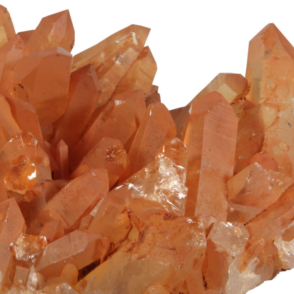 Tangerine kwarts cluster 19,5 x 16,5 x 9 cm | 2512 gram Tangerine kwarts cluster 19,5 x 16,5 x 9 cm | 2512 gram