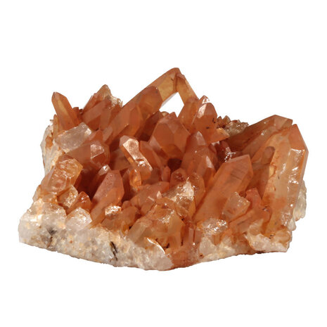 Tangerine kwarts cluster 19,5 x 16,5 x 9 cm | 2512 gram Tangerine kwarts cluster 19,5 x 16,5 x 9 cm | 2512 gram