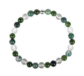 Armband geluk & voorspoed 18 cm | 6 mm kralen Armband geluk & voorspoed 18 cm | 6 mm kralen