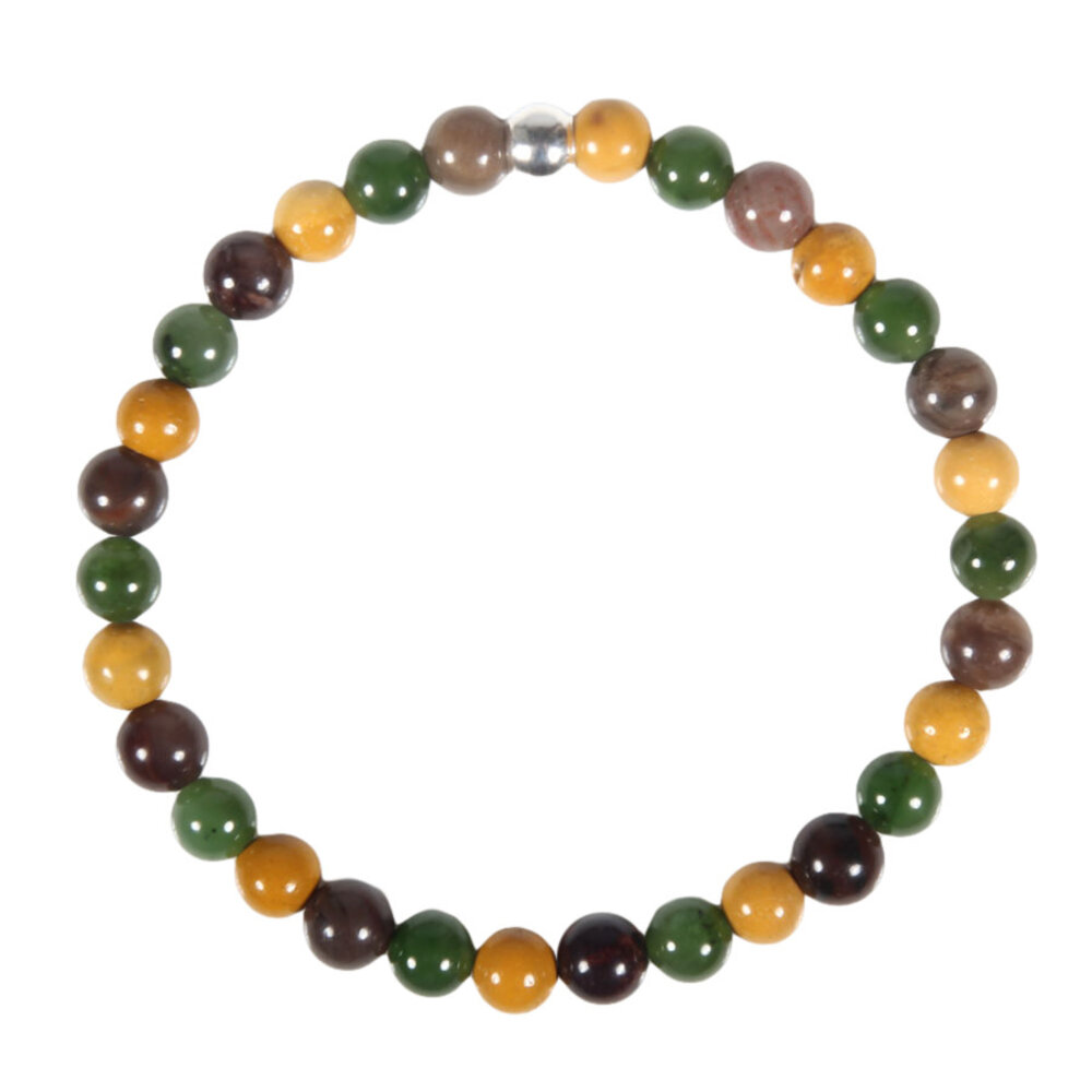 Armband goede reis 18 cm | 6 mm kralen Armband goede reis 18 cm | 6 mm kralen