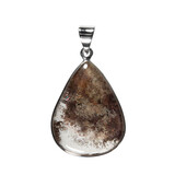 Zilveren hanger sjamaankwarts | druppel 3,2 x 2,5 cm