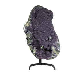 Amethist cluster 67 x 43 x 16 cm / 31780 gram | op standaard Amethist cluster 67 x 43 x 16 cm / 31780 gram | op standaard