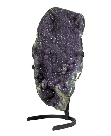 Amethist cluster 67 x 43 x 16 cm / 31780 gram | op standaard