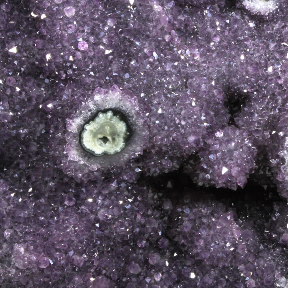 Amethist cluster 67 x 43 x 16 cm / 31780 gram | op standaard