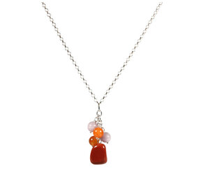 Zilveren ketting tros afvallen Zilveren ketting tros afvallen