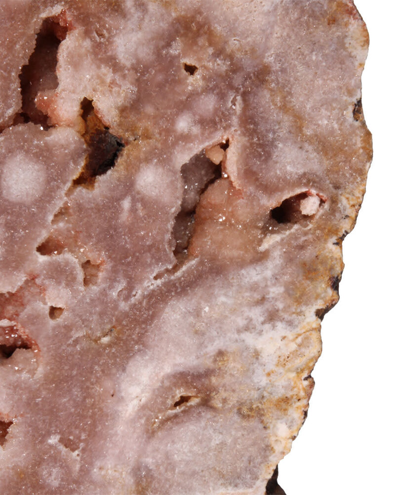 Amethist (roze) op muurbeugel 46 x 24 x 3 cm | 5320 gram Amethist (roze) op muurbeugel 46 x 24 x 3 cm | 5320 gram