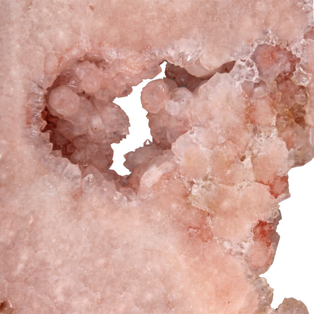 Amethist (roze) op muurbeugel 47 x 38 x 2 cm | 7360 gram Amethist (roze) op muurbeugel 47 x 38 x 2 cm | 7360 gram