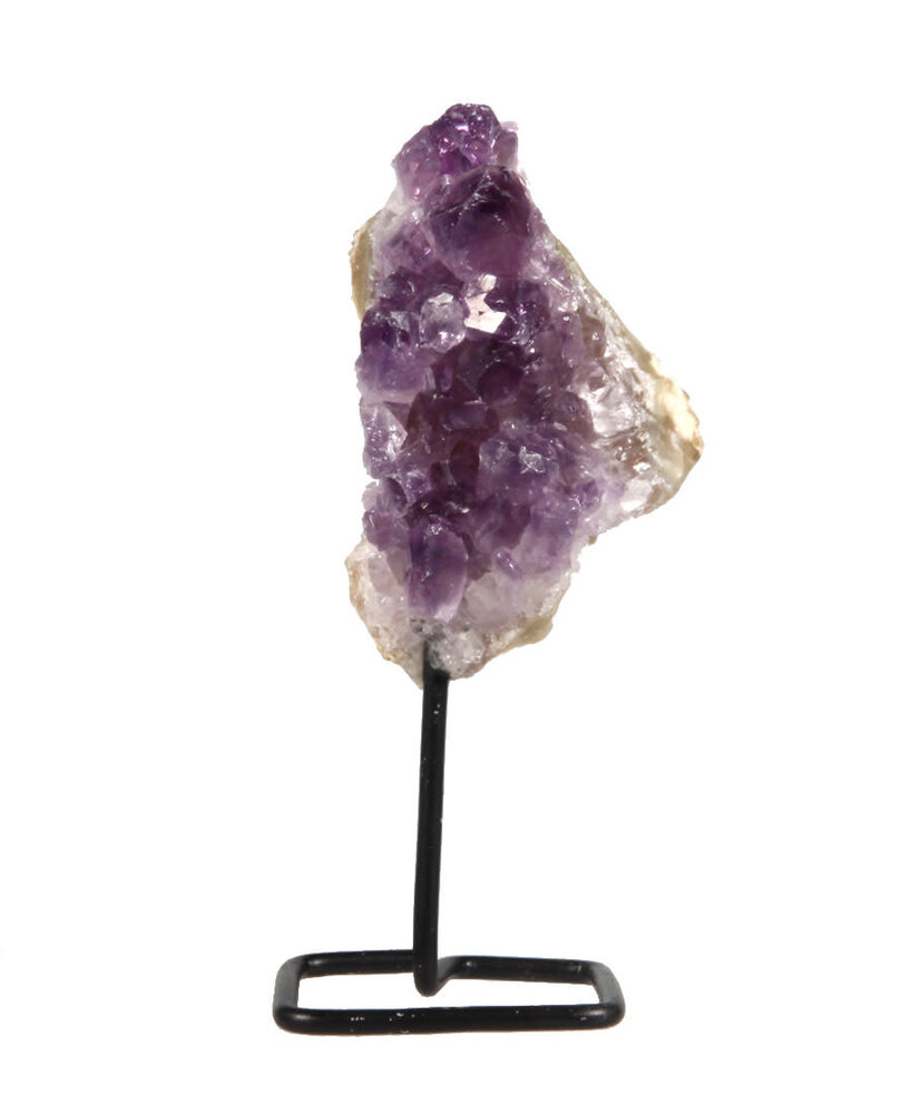 Amethist cluster op standaard klein