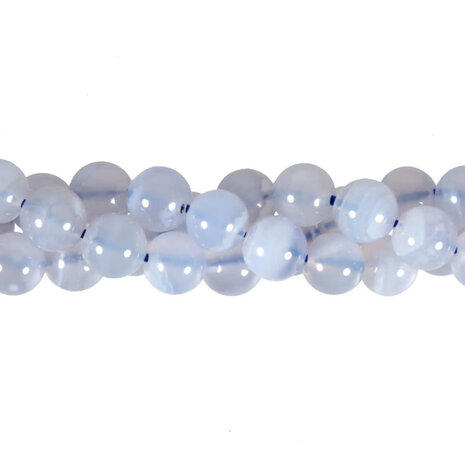 Chalcedoon kralen rond 8 mm (streng van 40 cm) Chalcedoon kralen rond 8 mm (streng van 40 cm)