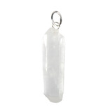 Lemurisch zaad kristal hanger met zilveren oogje Lemurisch zaad kristal hanger met zilveren oogje