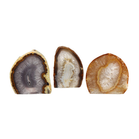 Agaat theelichthouder gepolijst Agaat theelichthouder gepolijst