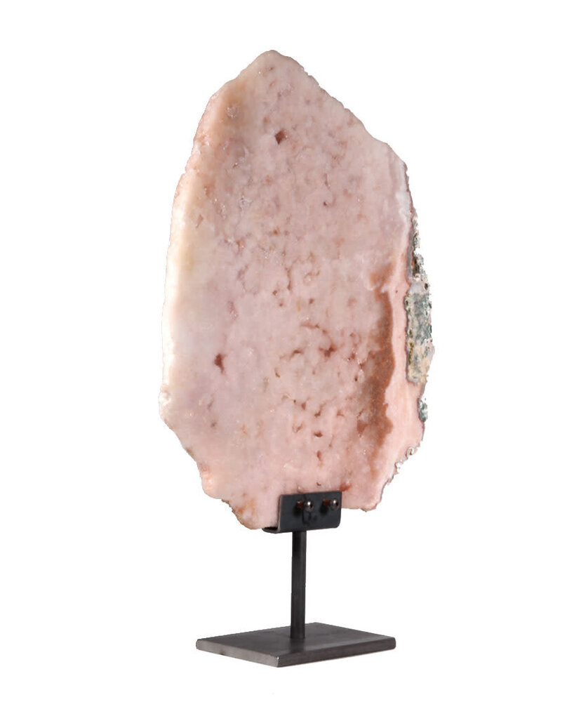 Amethist (roze) op standaard 32 x 27 x 1,5 cm | 3019 gram Amethist (roze) op standaard 32 x 27 x 1,5 cm | 3019 gram