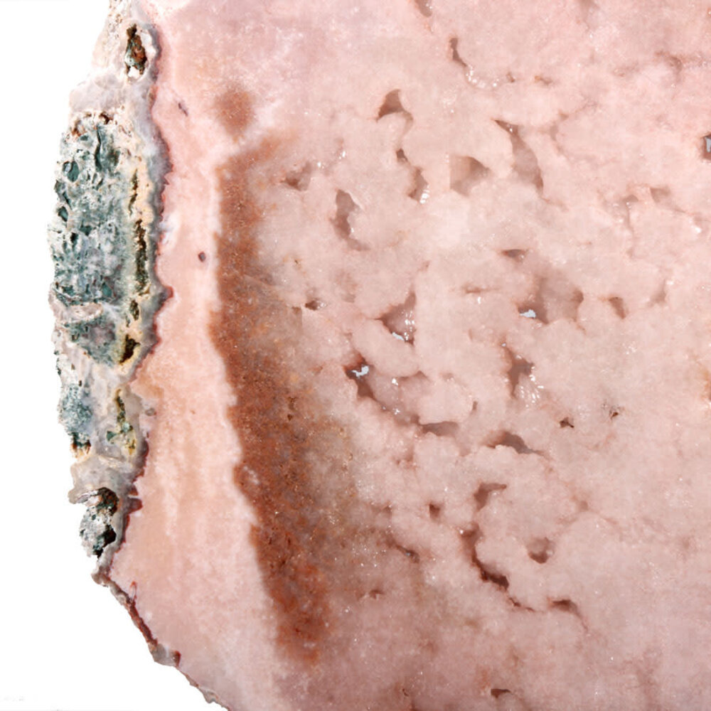 Amethist (roze) op standaard 32 x 27 x 1,5 cm | 3019 gram Amethist (roze) op standaard 32 x 27 x 1,5 cm | 3019 gram