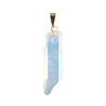 Angel aura kwarts hanger kristal met 14k gouden oogje Angel aura kwarts hanger kristal met 14k gouden oogje