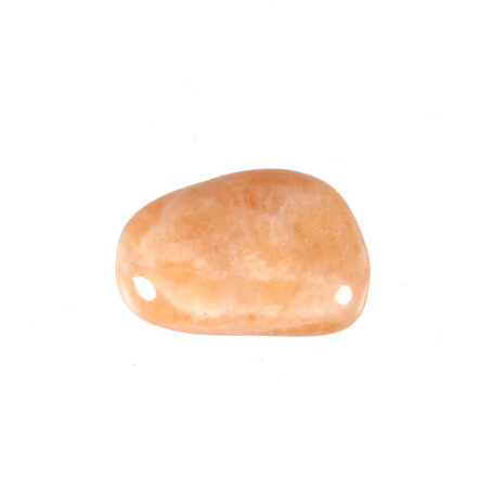 Calciet (oranje) steen donker getrommeld 5 - 10 gram