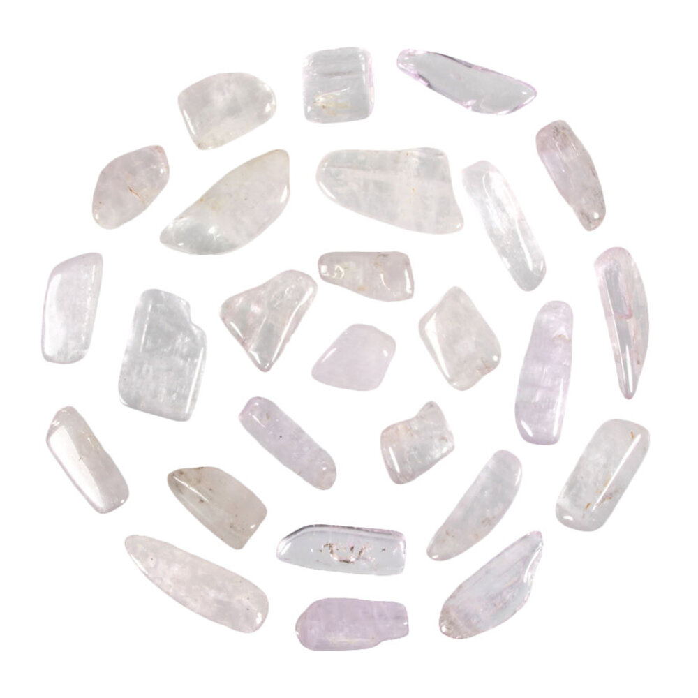 Kunziet steen getrommeld 2 - 5 gram Kunziet steen getrommeld 2 - 5 gram