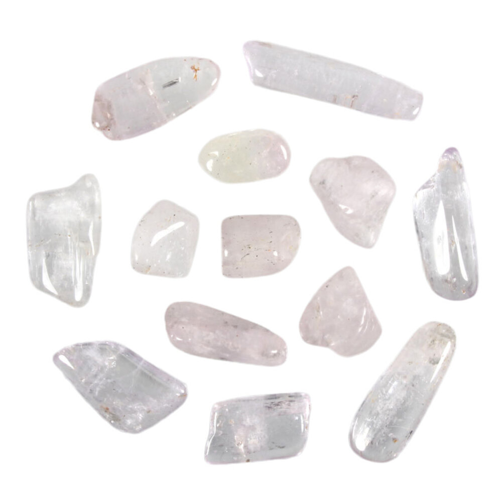 Kunziet steen getrommeld 5 - 7 gram Kunziet steen getrommeld 5 - 7 gram