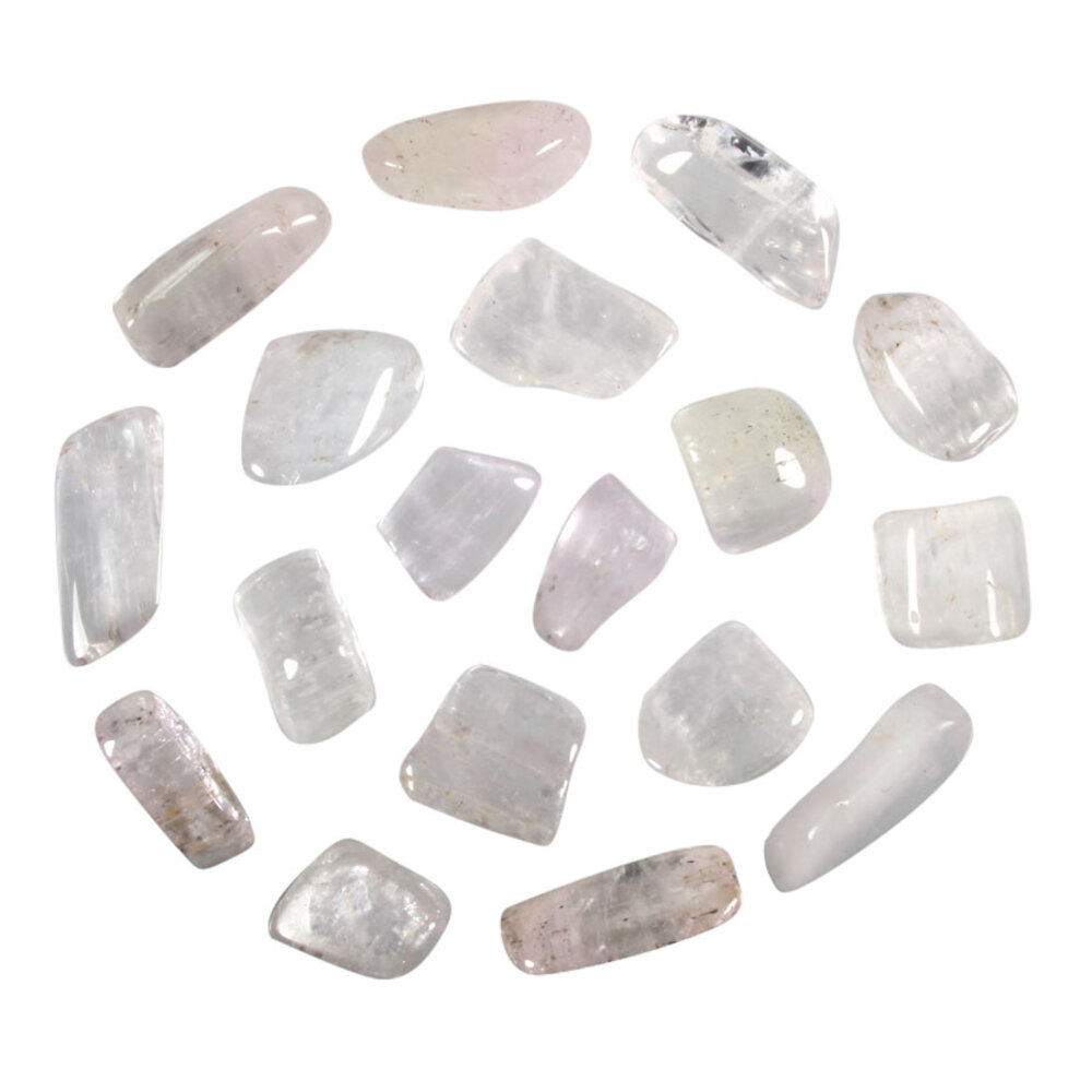 Kunziet steen getrommeld 7 - 10 gram Kunziet steen getrommeld 7 - 10 gram