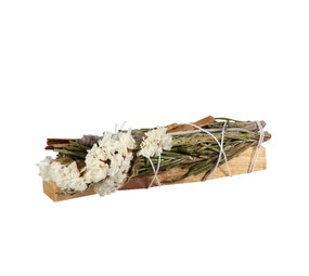 Palo santo met bloemen & kruiden smudge stick 10 cm Palo santo met bloemen & kruiden smudge stick 10 cm