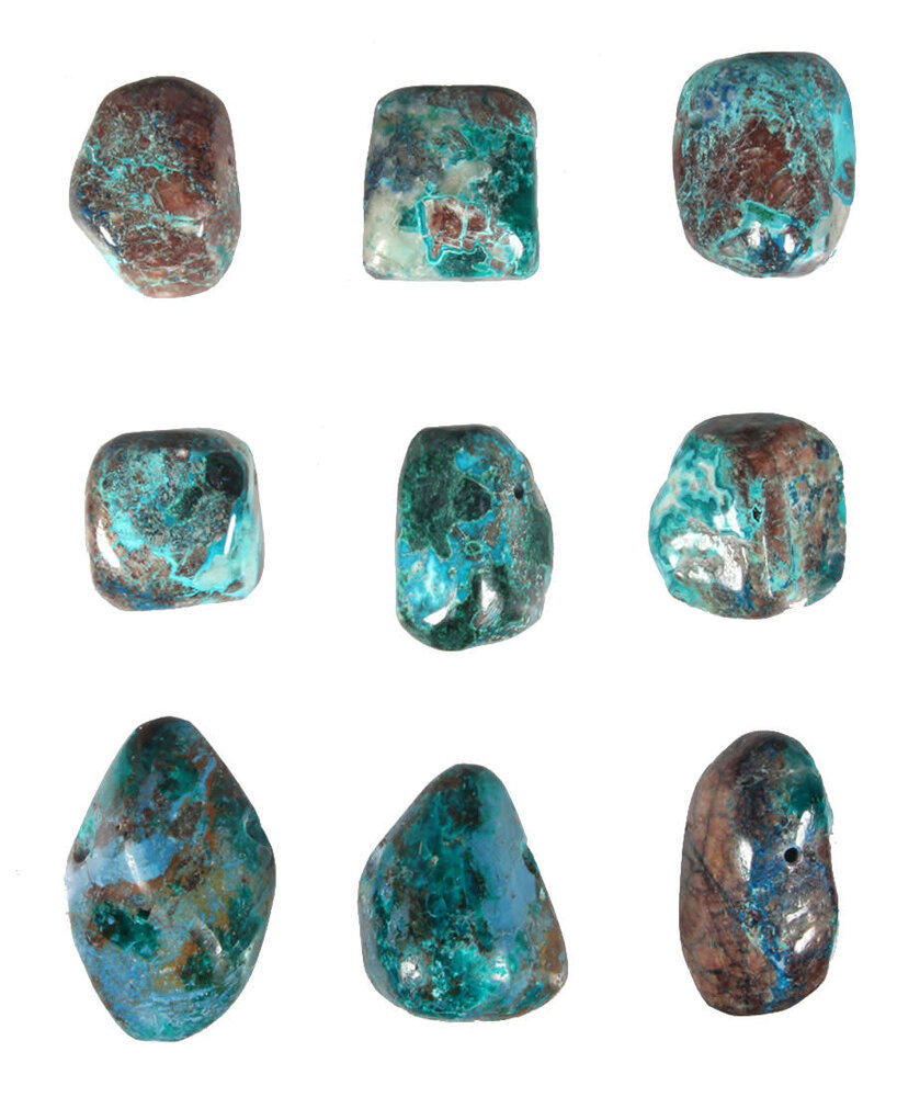 Shattuckiet met dioptaas hanger doorboord