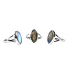 Zilveren ring labradoriet maat 18 | markies facet 1,6 x 0,8 cm Zilveren ring labradoriet maat 18 | markies facet 1,6 x 0,8 cm