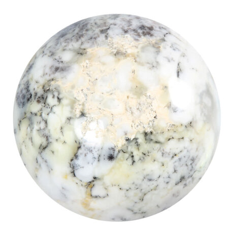 Merliniet bol met opaal kristallen 78 mm | 594 gram Merliniet bol met opaal kristallen 78 mm | 594 gram