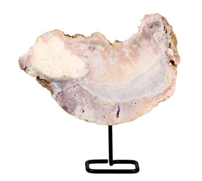 Amethist (roze) op standaard 32 x 22 x 2,5 cm | 2833 gram Amethist (roze) op standaard 32 x 22 x 2,5 cm | 2833 gram