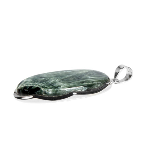 Zilveren hanger serafiniet | ovaal 4,1 x 2,5 cm Zilveren hanger serafiniet | ovaal 4,1 x 2,5 cm