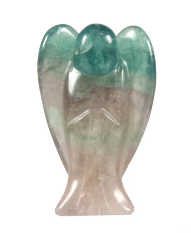 Fluoriet (multi) engel 5 cm Fluoriet (multi) engel 5 cm