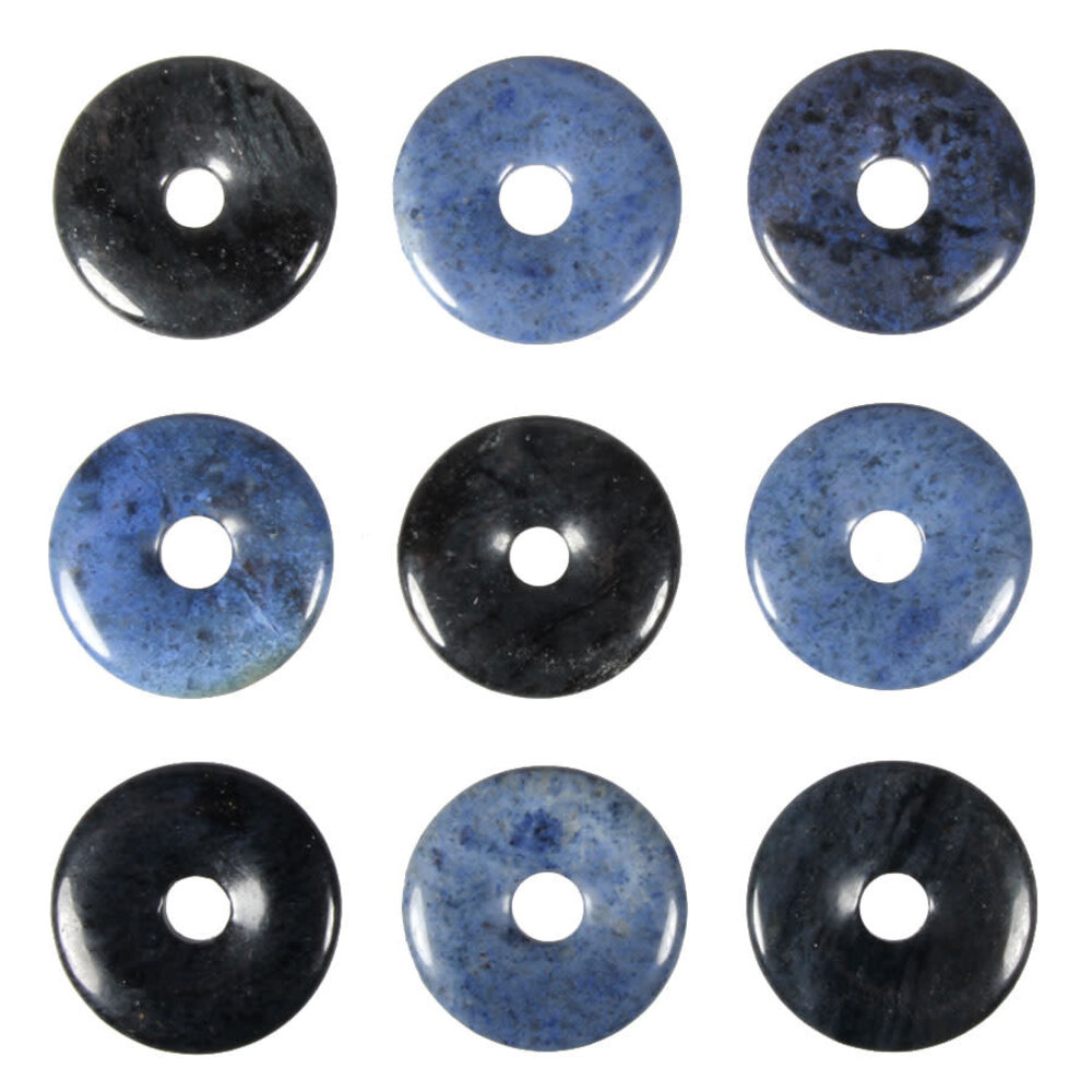 Dumortieriet hanger donut 3 cm Dumortieriet hanger donut 3 cm