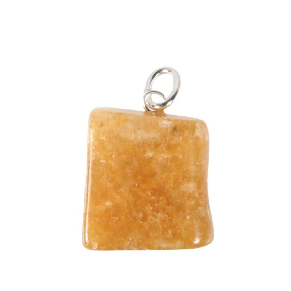 Azeztuliet (Himalaya) hanger met zilveren oogje Azeztuliet (Himalaya) hanger met zilveren oogje