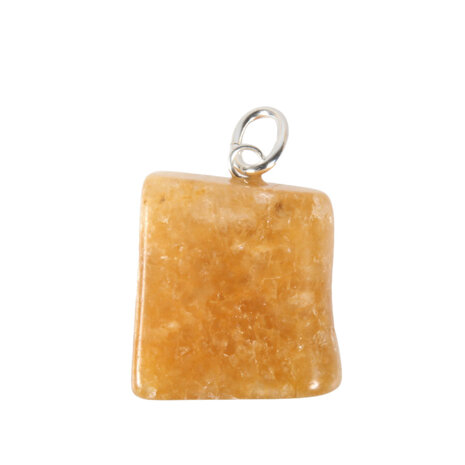 Azeztuliet (Himalaya) hanger met zilveren oogje Azeztuliet (Himalaya) hanger met zilveren oogje