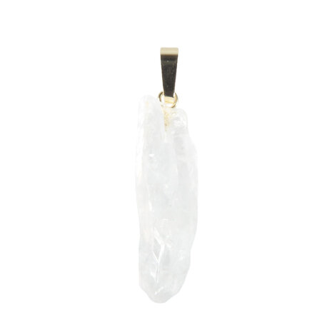 Code keeper of freedom (root of Lemurian) hanger met 14k gouden oogje