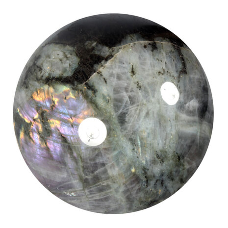 Labradoriet (paars) bol 120 mm | 3237 gram